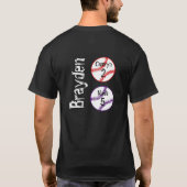 Burleson Baseball Panthers Lil Bro T-Shirt (Achterkant)