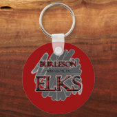 Burleson High School ELKS - Burleson, TX Sleutelhanger (Voorkant)