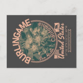 BURLINGAME CITY CALIFORNIA - EUCALYPTUS TREE BRIEFKAART (Voorkant)