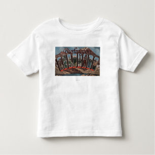 Burlington, Colorado - Grote letterscènes Kinder Shirts