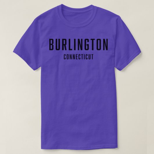 Burlington Connecticut T-shirt (Design voorkant)