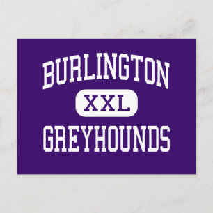 Burlington - Greyhounds - High - Burlington Iowa Briefkaart