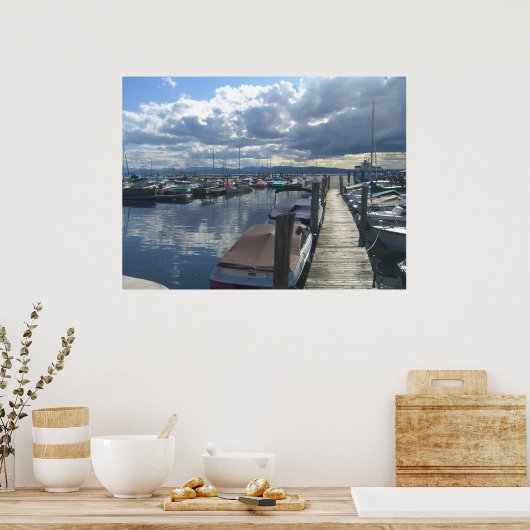 burlington harbour poster (Keuken)