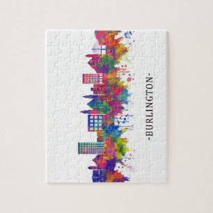 Burlington Iowa Skyline Legpuzzel