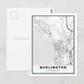 Burlington Kaart (Voorkant / Achterkant)