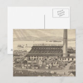 Burlington Manufacturing Co's Marble Works Briefkaart (Voorkant / Achterkant)