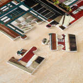 Burlington NJ - Straat in Historisch District Legpuzzel (Zijkant)