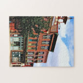 Burlington NJ - Straat in Historisch District Legpuzzel (Horizontaal)