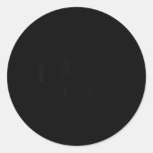 Burlington Township High School Hs Burlington Nj R Ronde Sticker (Voorkant)