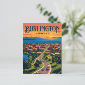 Burlington Verenigde Staten Briefkaart (Staand voorkant)