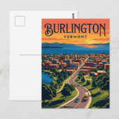 Burlington Verenigde Staten Briefkaart (Voorkant / Achterkant)