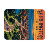 Burlington Verenigde Staten Magneet (Horizontaal)