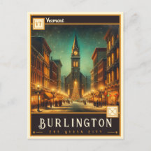 Burlington, Vermont |  BRIEFKAART
