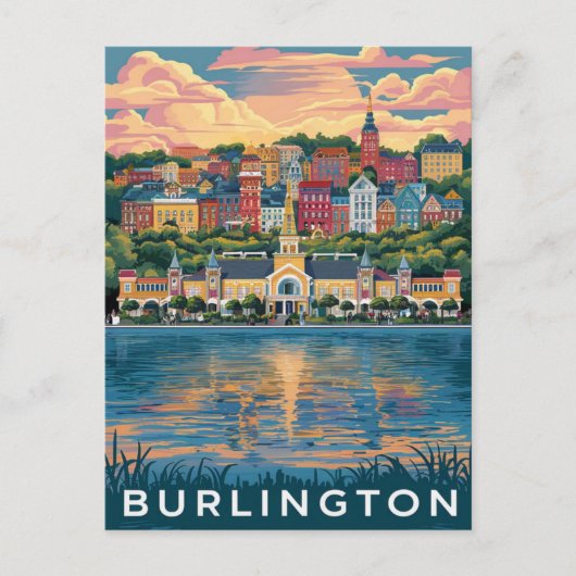 Burlington, Vermont Briefkaart (Voorkant)