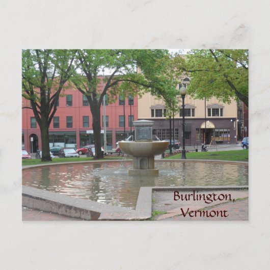 Burlington, Vermont Briefkaart (Voorkant)