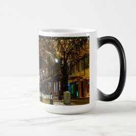 Burlington Vermont Church Street met kerst-mok Magische Mok