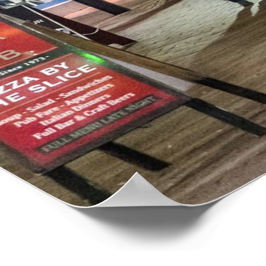 Burlington, Vermont cityscape-foto Poster (Hoek)