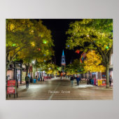 Burlington, Vermont cityscape-foto Poster (Voorkant)