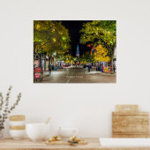 Burlington, Vermont cityscape-foto Poster (Keuken)