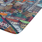 Burlington, Vermont Comic Book Style Art Snijplank (Hoek)