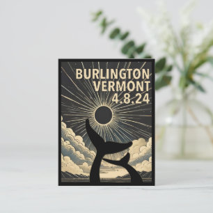 Burlington Vermont Eclipse Briefkaart