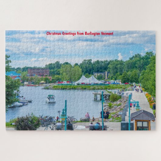 Burlington Vermont. Jigzaag Puzzle Legpuzzel (Horizontaal)