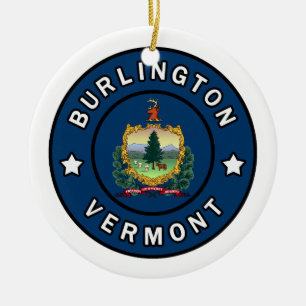 Burlington Vermont Keramisch Ornament