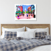 Burlington Vermont Kerk St Canvas Schilderij Afdruk (Insitu (Slaapkamer))