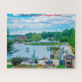Burlington Vermont.Kerstgroeten Legpuzzel (Horizontaal)