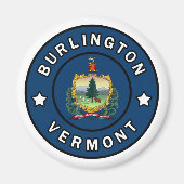 Burlington Vermont Magneet (Voorkant)