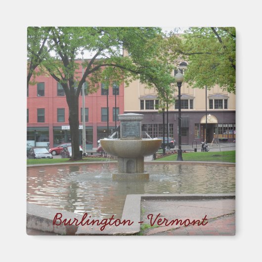 Burlington, Vermont Magneet (Voorkant)