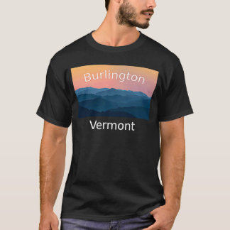 Burlington Vermont Mountain T-shirt