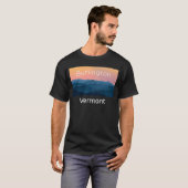 Burlington Vermont Mountain T-shirt (Voorkant volledig)
