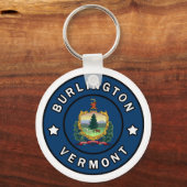 Burlington Vermont Sleutelhanger (Voorkant)