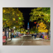 Burlington, Vermont stadsgezicht, Poster (Voorkant)