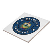 Burlington Vermont Tegeltje (Zijkant)