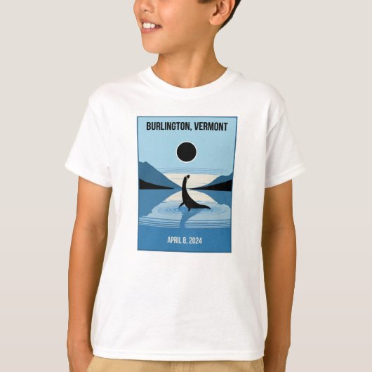 Burlington, VT Champy Eclipse T-shirt (Voorkant)