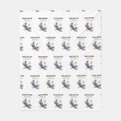 Burlington Winter Camp Fleece Deken (Voorkant)