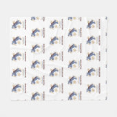 Burlington Winter Camp Fleece Deken (Voorkant (Horizontaal))