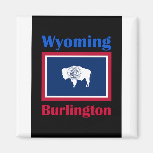 Burlington Wyoming Magneet (Voorkant)