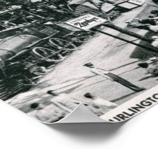 Burlington Zephyr Deco Train 1934 Poster (Hoek)