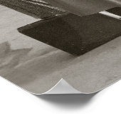 Burlington Zephyr Train, 1940. foto Poster (Hoek)