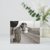 Burlington Zephyr Trein, 1940 Briefkaart (Staand voorkant)