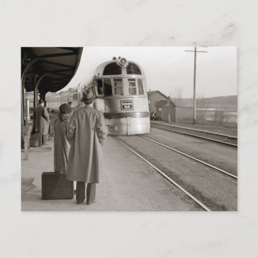 Burlington Zephyr Trein, 1940 Briefkaart (Voorkant)
