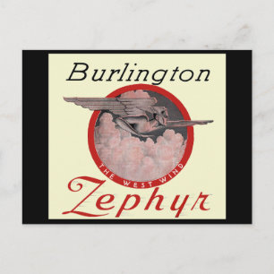 Burlington Zephyr-trein Briefkaart