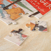 Burly mannen en dame uit de jaren '30 legpuzzel (Zijkant)