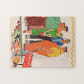 Burly mannen en dame uit de jaren '30 legpuzzel (Horizontaal)