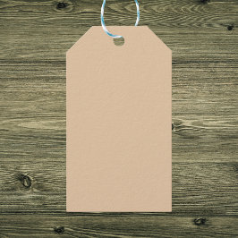Burly Wood Solid Color Cadeaulabel