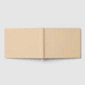 Burly Wood Solid Color Gastenboek (Volledig)