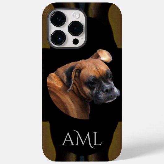 Burma De Boxer Hond Case-Mate iPhone Case (Achterkant)